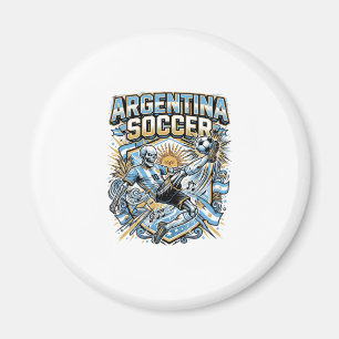 Íman Esqueleto de futebol da Argentina atacante das naç