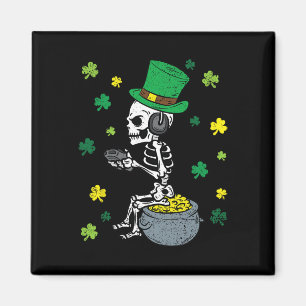 Íman Esqueleto de Jogo Dia de São Patrício Leprechaun G