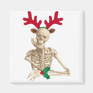 Íman esqueleto de renas de natal