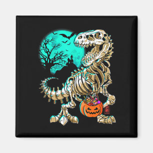 Íman Esqueleto divertido TRex Halloween Boys Dino Kids