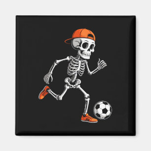 Íman Esqueleto Jogando Futebol Meninos Homens Funny Hal