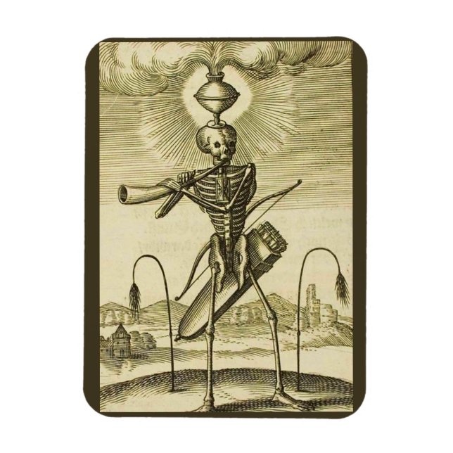 Íman esqueleto ocupado (Vertical)