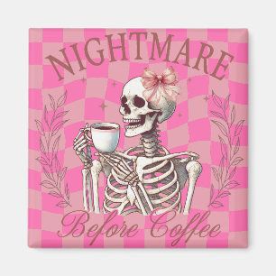 Íman Esqueleto Rosa de Halloween Café 