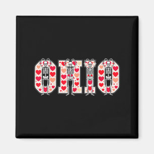 Íman Esqueletos Engraçados de O-h-i-o Ohio no Meio-Oest