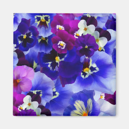Íman Esquema de Flor Azul