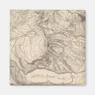 Íman Esquema horizontal do pico de Tallac, Cal