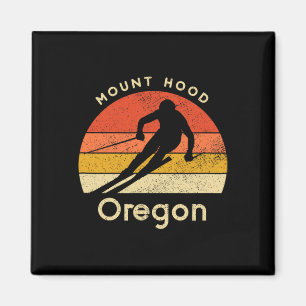 Íman Esqui Antigo Montanha Hood Oregon