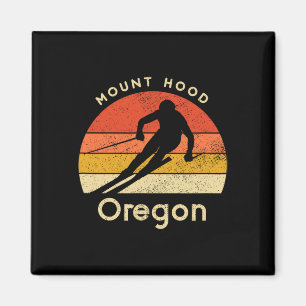 Íman Esqui Antigo Montanha Hood Oregon