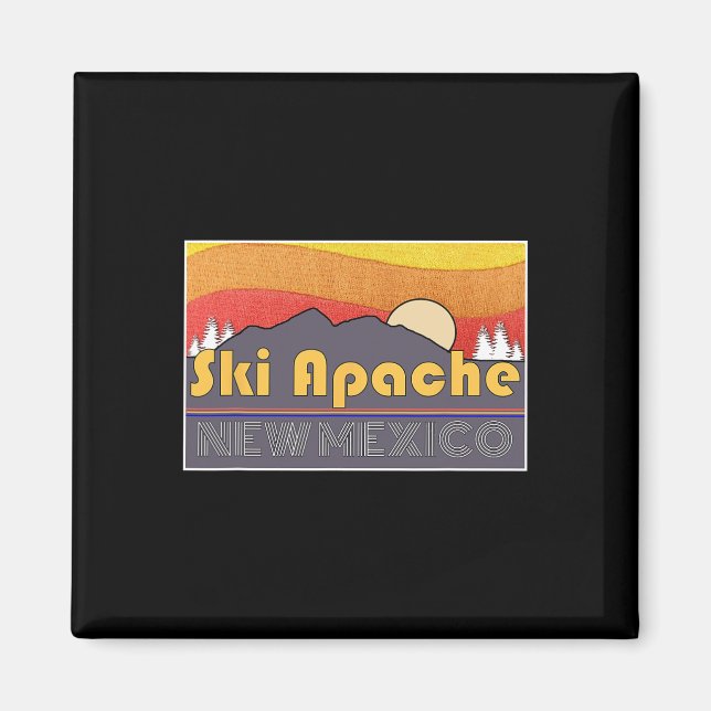 Íman Esqui Apache Novo México  (Frente)