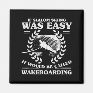 Íman Esqui Aquático Wakeboarding Esqui Slalom Retro Foi