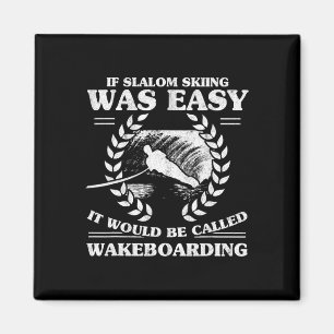 Íman Esqui Aquático Wakeboarding Retro Slalom Esqui Foi