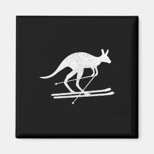 Íman Esqui de Canguru Diversão Esportes de Inverno Aust