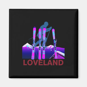 Íman Esqui E Snowboard Loveland Retro 90 Lovelan