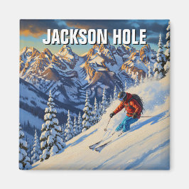 Íman Esqui em Jackson Hole Wyoming