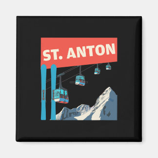Íman Esqui em St. Anton - Retro St. Anton Ski