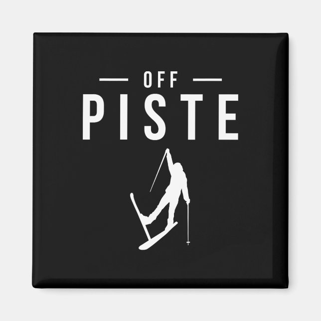 Íman Esqui fora de pista (Frente)