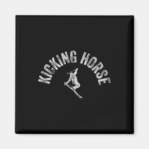 Íman Esqui Kicking Horse Ca Vintage Canadá Esquiando Bc