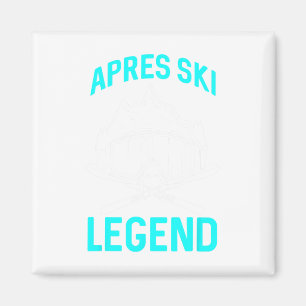 Íman Esqui Lover Funny Skier Apres Legenda De Esqui Win