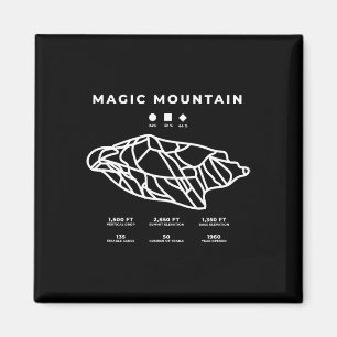 Íman Esqui Magic Mountain Snowboard Esquiando Idaho Ski