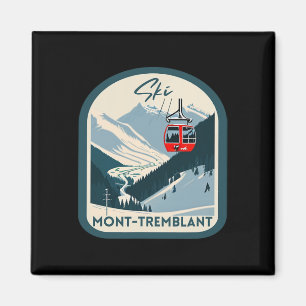 Íman Esqui Mont-tremblant Retro Estilo Vintage Mont-tre