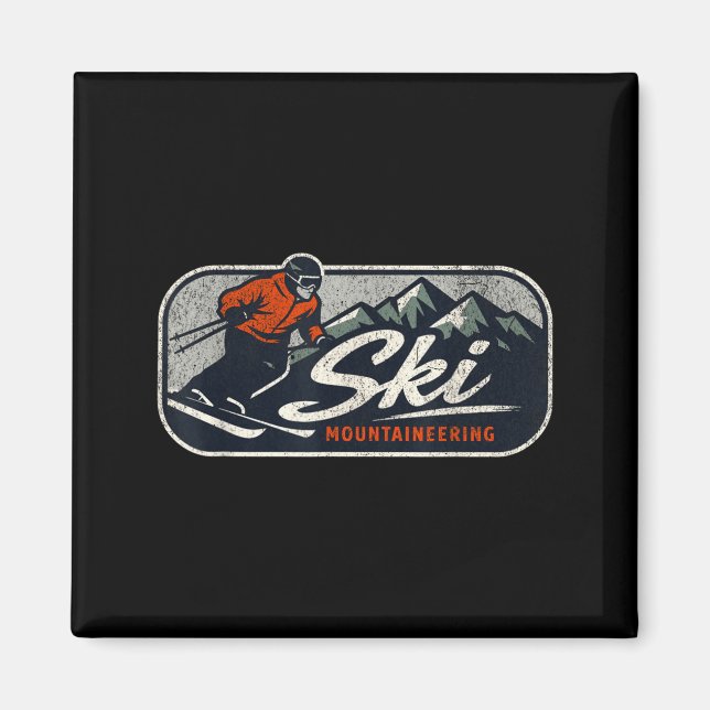 Íman Esqui montanhismo  (Frente)