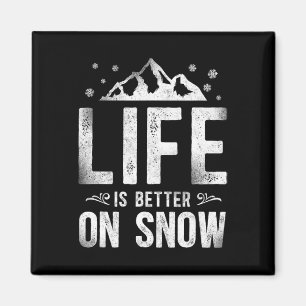 Íman Esqui na neve Snowboard Vintage Montanha Esqui Esq