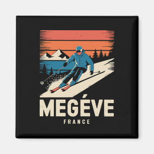 Íman Esqui Retro Megève França 