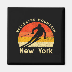 Íman Esqui vintage montanha belleayre nova york montanh
