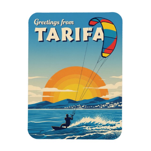 Íman Esquiação aquática Tarifa Espanha Viagem (Vertical)