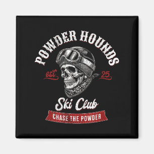 Íman Esquiadores de freestyle de powder hounds no inver