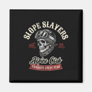 Íman Esquiadores de Freestyle Skiing Slope Slayers Aven