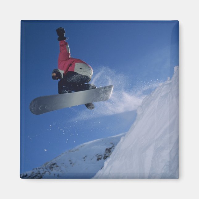 Íman Esquiando no Snowbird Resort, Utah (MR) (Frente)
