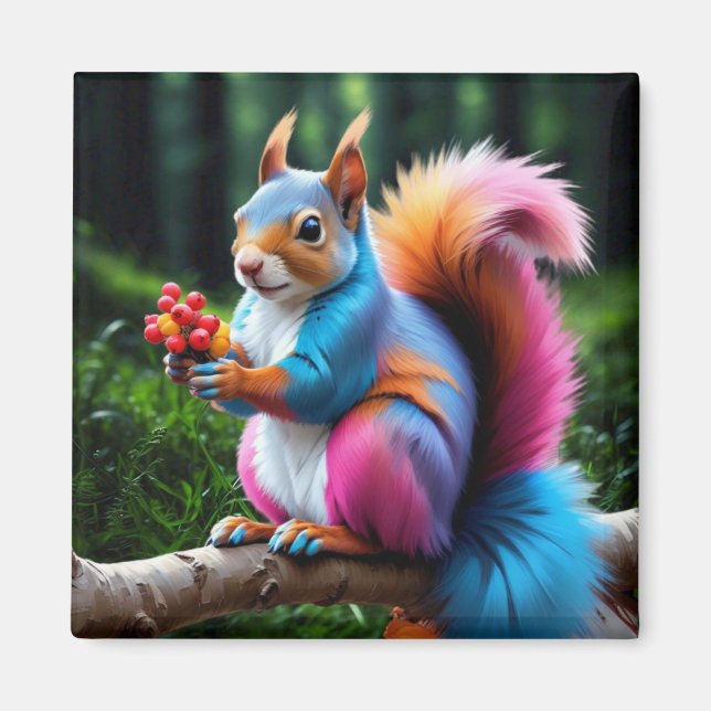 Íman Esquilo Bonito No Ramal-19274 (Frente)