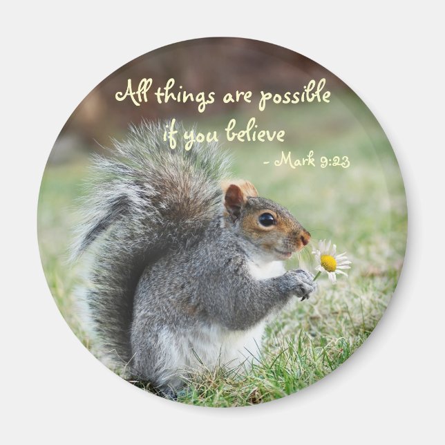 Íman Esquilo com margarida 9:23 Verso (Frente)