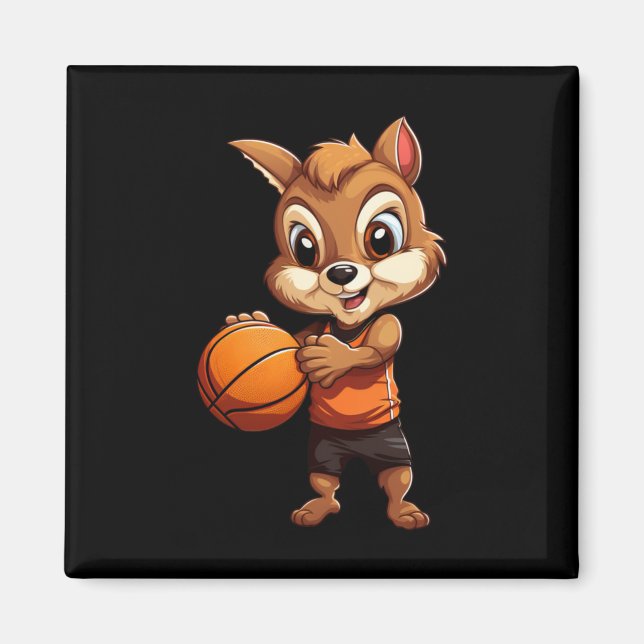 Íman Esquilo de basquetebol (Frente)