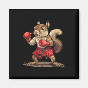 Íman Esquilo de Boxe com Luvas de Boxe Kickboxing Diver