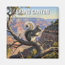 Íman Esquilo do Kaibab no Parque Nacional do Grand Cany