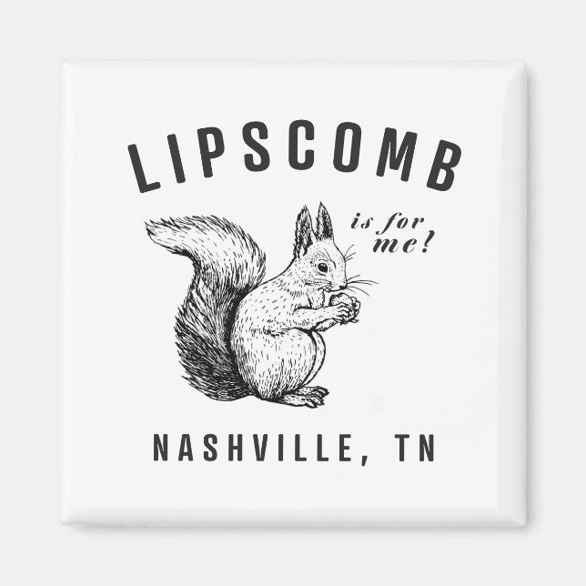 Íman Esquilos de Lípscomb Magnet (Frente)