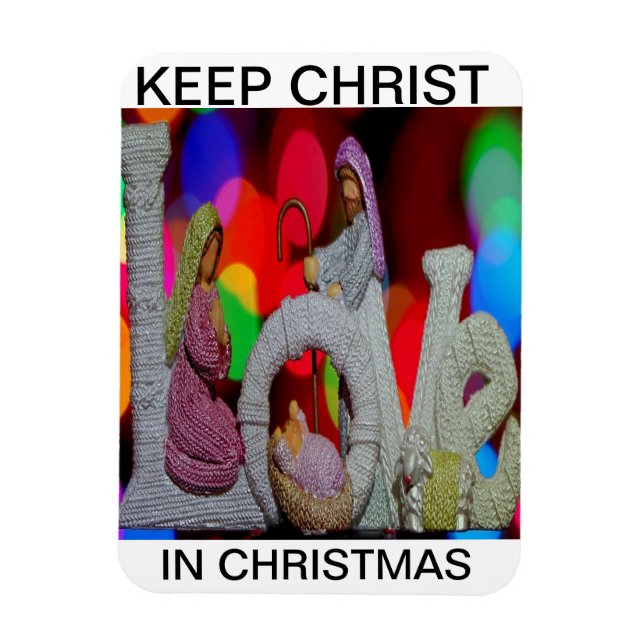 Íman Essência do Natal com Amor do Presépio (Vertical)