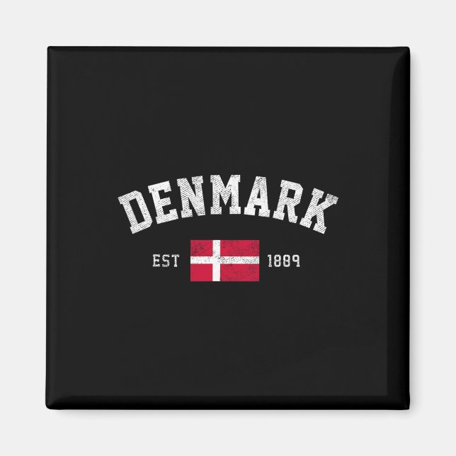 Íman Est. 1889 Dia da Independência da Bandeira Dinamar (Frente)