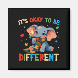 Íman Está bem ser diferente na consciência do Autismo E