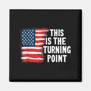 Íman Esta É A Camiseta Do Ponto De Virada Usa Bandeira 