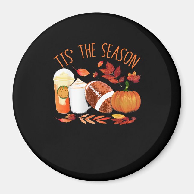 Íman Esta É A Época De Futebol Pumpkin - Athle De Ação  (Frente)