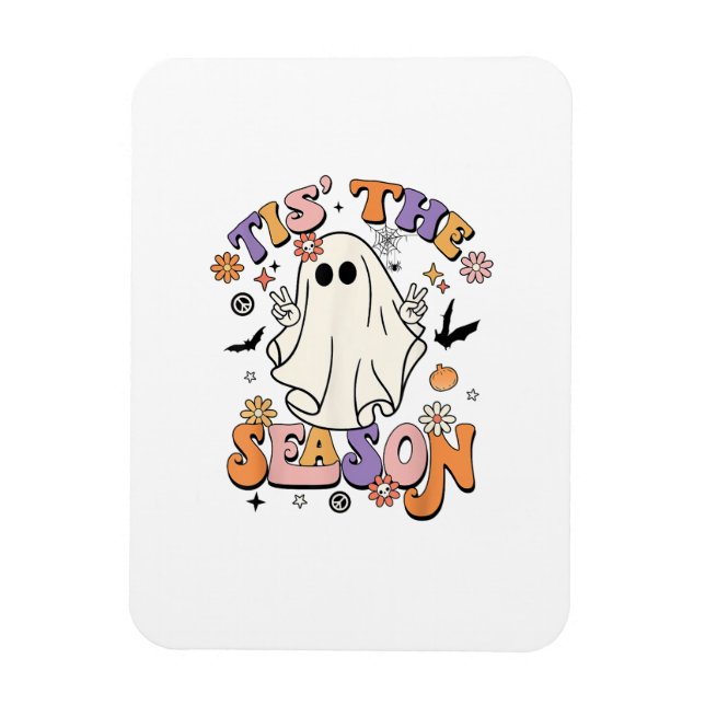 Íman Esta É A Época Do Festa De Retro Halloween Engraça (Vertical)