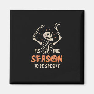 Íman Esta É A Época Para Ser Um Hallowe Esqueleto Engra