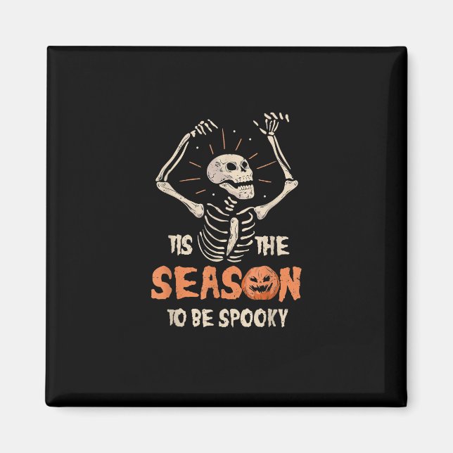 Íman Esta É A Época Para Ser Um Hallowe Esqueleto Engra (Frente)