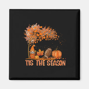 Íman Esta É A Época Pumpkin Spice Futebol Fall Folhas