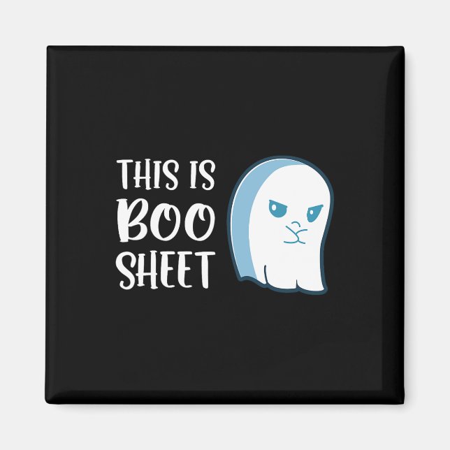 Íman Esta É A Folha De Boo Diversão Ditos De Halloween (Frente)