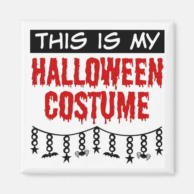 Íman Esta é a minha fantasia de Halloween (Frente)