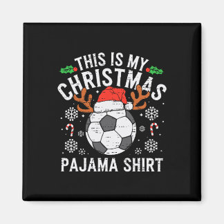 Íman Esta é Minha Camisa de Natal de Futebol de Meia Es
